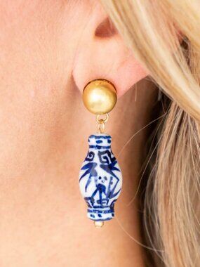 Susan Shaw Ginger Jar earrings